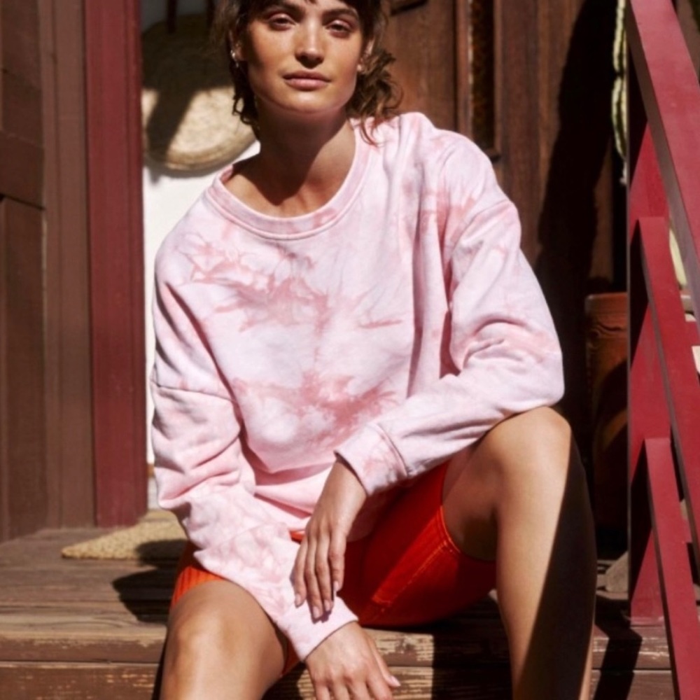 All Fenix Aryah Tie-Dye Pink Sweatshirt